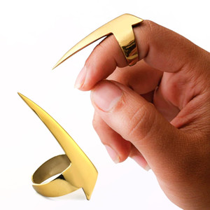 My Hair Tools Hair Parting & Sectioning Ring - Stainless Steel Finger Braiding Hair Pick Tools for Durable Dreadlocks Wig, Weaving & Quick Installati