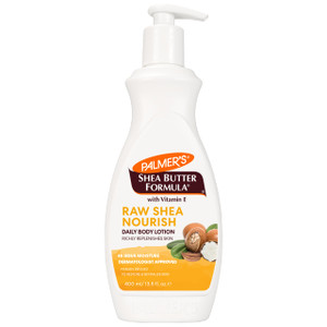 Palmer's Shea Formula Raw Shea Body Lotion, Pump Bottle, 13.5 Ounces