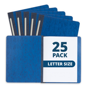 25 Blue Summit Supplies Pressboard Report Cover, Navy Blue Business Report Covers, Pressboard Binder 8.5x11, 25 Pack with 3'' Capacity
