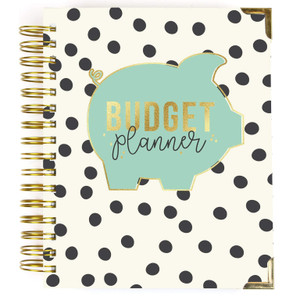 Pukka Pad, Carpe Diem Budget Planner Spiral Bound Notebook with 12 Month Calendar, Dividers, Inserts, and Sticker Sheets  Features Savings Goals & T