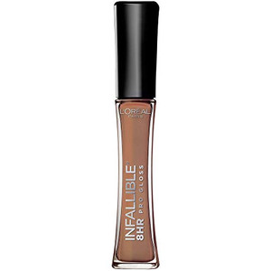 LOreal Paris Makeup Infallible 8 Hour Hydrating Lip Gloss, Dulce De Leche, 0.21 Fl Oz