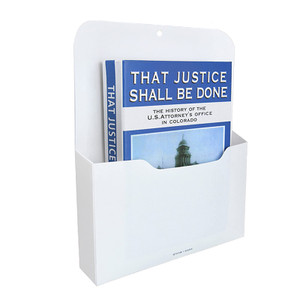 Marbrasse Magnetic File Holder - Magnetic Paper Holder, Pocket Organizer Office Supplies Storage Mail Organizer for Notebooks,Planners,Letter (1 Pack