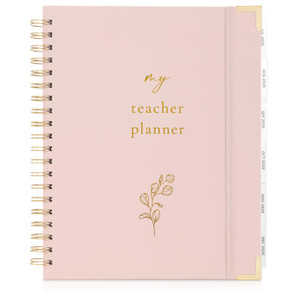 Aesthetic Teacher Planner For The 2025-2026 Academic School Year - Your All Incl. 8.5" x 11" Lesson Plan Book Supplies - Easily Organize Your Daily,