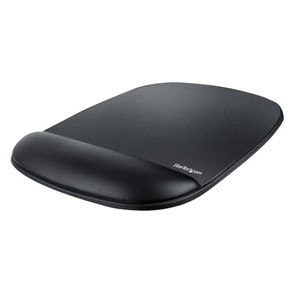 StarTech.com Mouse Pad with Hand Rest, 6.7x7.1x0.8in (17x18x2cm), Ergonomic Mouse Pad with Wrist Support, Desk Wrist Pad w/Non-Slip PU Base, Cushione