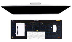 Paladone Retro Pac Man Large Gaming Mouse Pad for Desk Keyboard Mousepad Non-Slip
