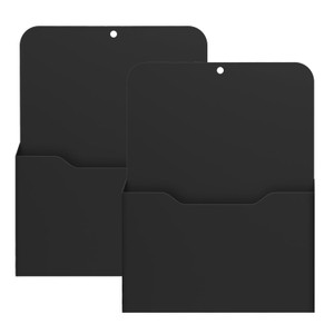 MoKo Magnetic File Holder, A4 Large Size Refrigerator Storage Organizer Magnet Pencil Cups Marker Paper Letter Pen Holder Stationery Supplies for Cla