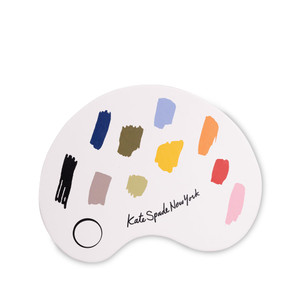 kate spade new york Leatherette Mouse Pad, 9" x 8" Mouse Mat with Non-Slip Back, Cute Mouse Pad for Office Desk, Painterly Strokes