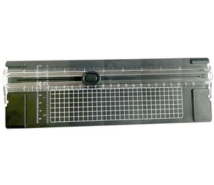 A4 Black 10.5 Inch x 3.5 Inch Paper Cutter for Cutting Paper, Coupon, Label, Cardstock, and Scrapbooking Craft for Office and Home (Black)