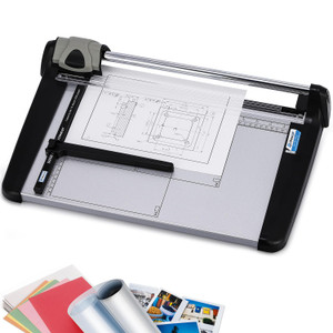 Frifreego Rotary Paper Trimmer, 15 Sheets Heavy Duty Paper Trimmer, 360mm(14.17") Cutting Length, Commercial Grade Rotary Paper Cutter for Home/Offic