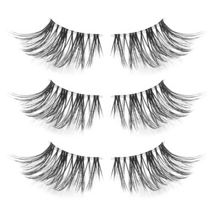 Frihappy Wispy Lashes - Natural Half Lashes 3 Pairs HF2