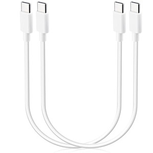 Charger Cord for iPhone 15/16, 15 Pro / 16 Pro, Short USB C Cable 1 ft, 2-Pack