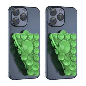 CMZZ Silicone Suction Phone Holder Mount,Silicon Adhesive Phone Accessory for iPhone and Android, Hands-Free Mirror Shower Phone Holder,TikTok Videos