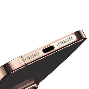 for iPhone 17 Earpiece Speaker Mesh Anti Dust Proof Adhesive Cover - 4pcs/Gold - Compatible with 16 Pro Max /16 Pro/iPhone 15 Pro / 15 Pro Max