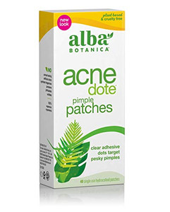 Alba Botanica Acnedote Pimple Patches for Face - Pimple, Spot Patches - Hydrocolloid Skincare Patches - 40 Count