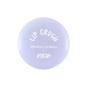 Nykaa Cosmetics Lip Crush Macaron Lip Balm - Lip Butter with Shea Butter and Sweet Almond Oil - Nourishing and Healthy Lips - 01 Blueberry - 0.28 oz