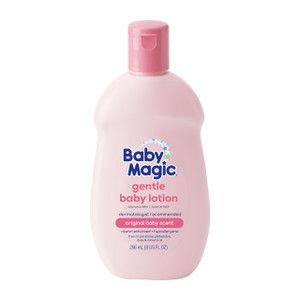 Baby Magic Gentle Baby Lotion 9oz Vitamins & Aloe Free of Parabens, Phthalates, Sulfates and Dyes, Camellia Oil & Marshmallow Root, 9oz (Pack of 1)