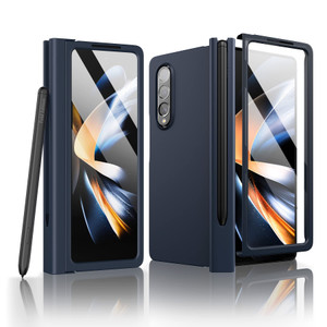 ZCDAYE Case for Samsung Galaxy Z Fold 5, Samsung Galaxy Z Fold 5 Phone Case with Pen Holder, Hinge Protection, Full-Body Protective Cover Case for Sa