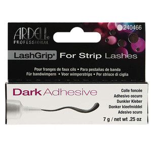 Ardell LashGrip Eyelash Adhesive for Strip Lashes  Dark, Waterproof Eye Lash Glue Long Lasting, 0.25 oz, 1-Pack