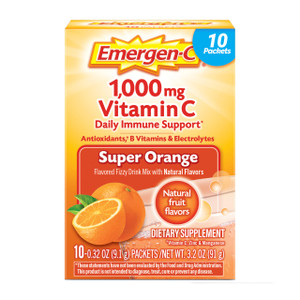 Emergen-C 1000mg Vitamin C Powder for Daily Immune Support Caffeine Free Vitamin C Supplements with Zinc and Manganese, B Vitamins and Electrolytes,