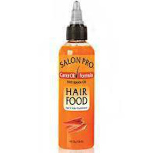Salon Pro Hair Food Carrot Oil Formula With Jojoba Oil 4 Oz