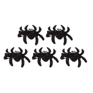 Lurrose Halloween Spider Hair Clips Set of 5 Vintage Bobby Pins for Women Kids Hair Accessories Durable Horror Barrettes for Costume Parties Everyday
