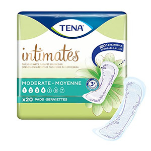 Tena Sensitive Moderate Bladder Control Pads, Incontinence, Moderate Absorbency, 20 Count, 1 Pack