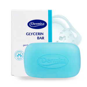 Dermisa Glycerin Bar with Aloe Vera | Helps to Gently Cleanse All Skin Types, Sensitive and Oily Skin | Contains Aloe Vera | NO PARABENS, NO SULFATES