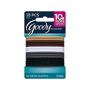 GOODY WoMens Ouchless Braided Elastics, Java Bean, 15 Count