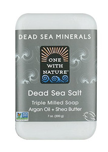 ONE WITH NATURE Dead Sea Salt Bar Soap, 7 OZ