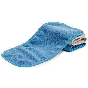 S&T INC. Always Off Reusable Makeup Remover cloths, 6 X 12, Solid and Print, 3 Pack