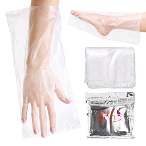 100 Counts - Pana Paraffin Wax Thermal Mitt Bath Liners for Hand or Foot Professional or Personal Use, 15 x 10 Inches