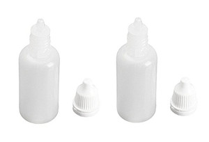 erioctry 10Pcs 50ml Empty Refillable Portable Plastic Squeezable Dropper Bottle Cosmetic Makeup Packaging Essential Oil Containers with Screw Lid and