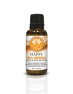 Ethereal Nature Blends 100% Natural Oil, Happy, 1 fl. oz.