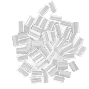 100pcs U Tip Hair Extension Granule Salon Resin Transparent Wig Extension Thermal Bonding Granule, Transparent Fusion Glue Tips Pellets Granules Bead