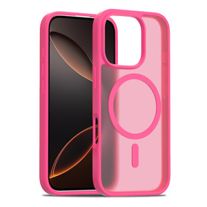 PinLiSheng Upgraded Magnetic for iPhone 16 Pro Max Case [Mil-Grade Drop Protection] [Compatible with Magsafe] Double-Layer Impact Resistant Transluce