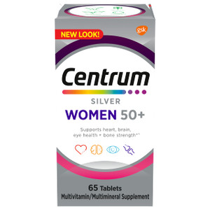 Centrum Silver Women's Multivitamin for Women 50 Plus, Multivitamin/Multimineral Supplement with Vitamin D3, B Vitamins, Non-GMO Ingredients, Support