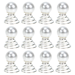LALAFINA 20Pcs Pearl Hair Screw Clips Swirl Hair Clip Wedding Pearl Hair Spiral Hair Swirl Hair Twists Coils for Wedding Bridal Prom Party