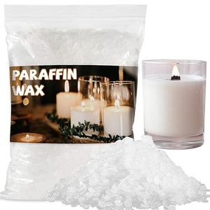 Paraffin Wax for Candle-Making - 430G White Paraffin Wax Beads Pellets for DIY Craft Projects,Candle Making,Canning,Waterproofing,Furniture Metal Pre