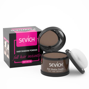 Sevich Hairline Powder,Instantly Conceals Hair Loss, Root Touch up Powder, Hair Shadow Toppers for Women & Men, Touch Up for Thinning Gray Hair, Wind