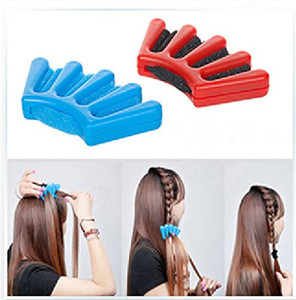 2 PCS Sponge Hair Styling Tools Fast Bun Maker Braider Braid Stylist Hair Roller Accessories Twist Plait Hair DIY Braiding Tool