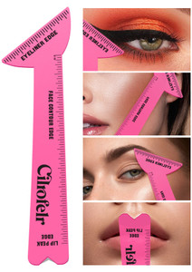 Cilrofelr 4 in 1 Eyeliner Stencils for Hooded Eyes, Reusable Eyeliner Stencils Tool, Multi-purpose Makeup Tool for Winged Eyeliner, Defined Eyebrows,