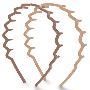 Kitsch Zig Zag Headbands for Women Non Slip  Fashion Accessories for Slicked Back Styles - Comfortable Comb Headband with Teeth | Ideal Gifts for Wo