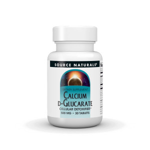 Source Naturals Calcium D-Glucarate, Cellular Detoxifier* 500mg - 30 Tablets