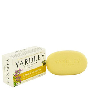 Yardley London Moisturizing Bath Bar Soap, Lemon Verbena, with Shea Butter & Pure Citrus Oils, Softens & Tones Skin, 4.0 oz
