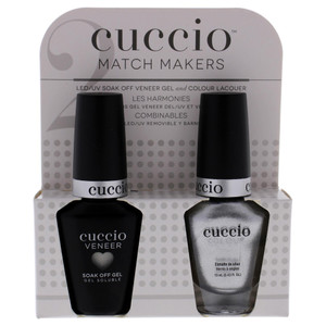 Cuccio Matchmaker - Colour Nail Lacquer & Veneer Gel Polish - Hong Kong Harbor - For Manicures & Pedicures, Full Coverage - Long Lasting, High Shine