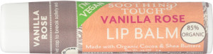 Soothing Touch, Vanilla Rose Organic, Vegan Lip Balm, .25 oz