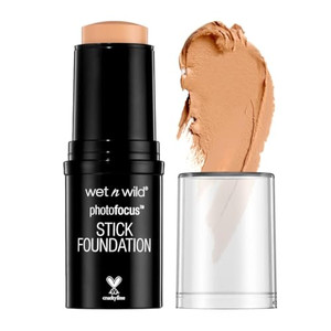 wet n wild Photo Focus Matte Foundation Stick Makeup, Shell Bisque | Vegan & Cruelty-Free