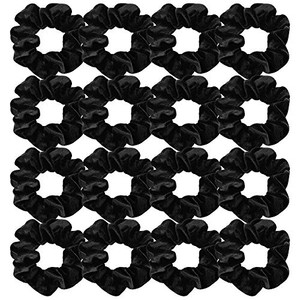 Semato 16 Pack Hot Pink Velvet Scrunchies for Hair Scrunchy Hair Ties Ropes for Women or Girls Hot Pink Hair Accessories