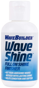 WaveBuilder Wave Shine | Full On Shine Finisher Helps Condition and Soften Hair, 4 fl oz