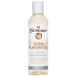 Cococare Natural Oil - Nourishing Sweet Almond - Perfect for Skin and Hair - 4 Ounce